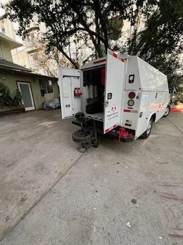 Magnet Plumbing service vehicle on-site for Faucet Repair in Miami Shores